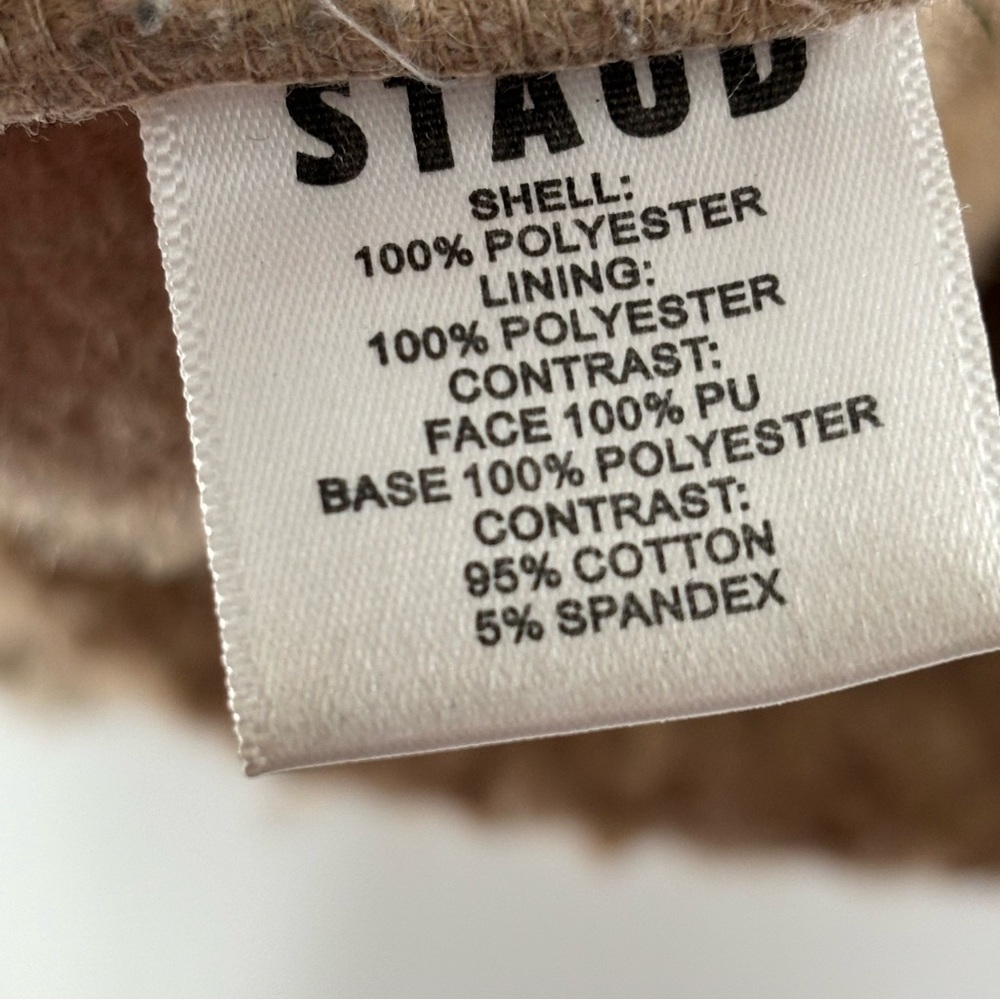 Staud Scrabble Patchwork-Effect Faux Shearling Co… - image 6